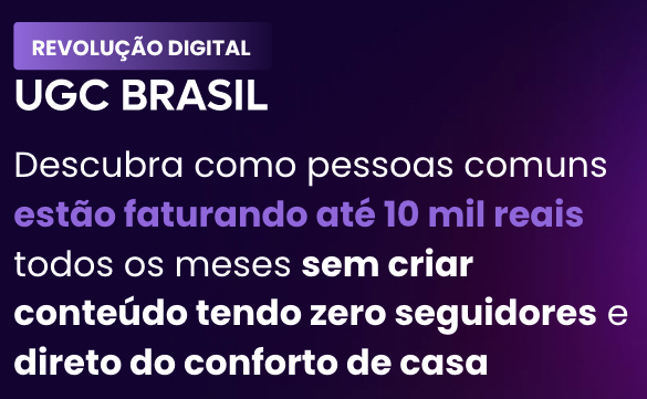 Curso Revolucao Digital UGC Brasil da Rafaela Chagas