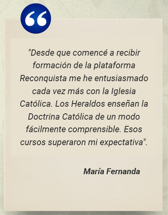 Plataforma de Los Cursos Reconquista de Los Heraldos Del Evangelio